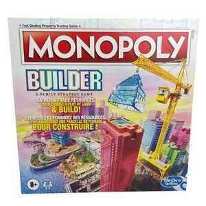 Monopoly Builder Family Strategy Board Game NEW